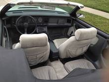 1987 formula firebird convertible interior