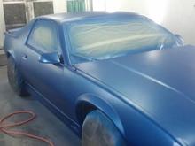 first layers of base coat.