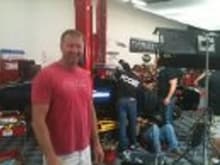 Hanging with Foose and the A-team on the set of Overhaulin'