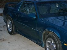 After I wrecked it, into a ditch, against a metal gate, through a barbed wire fence, into/onto a pole, and into the county clerks pasture. All while goin under 30MPH on a gravel road, got on the washboards, it went straight from there