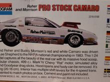 Monogram model of the Reher-Morrison-Shepherd Camaro