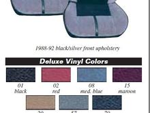 Ordered new seat covers, dash pad, headliner, door pads, etc.