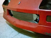 Front mount intercooler, included