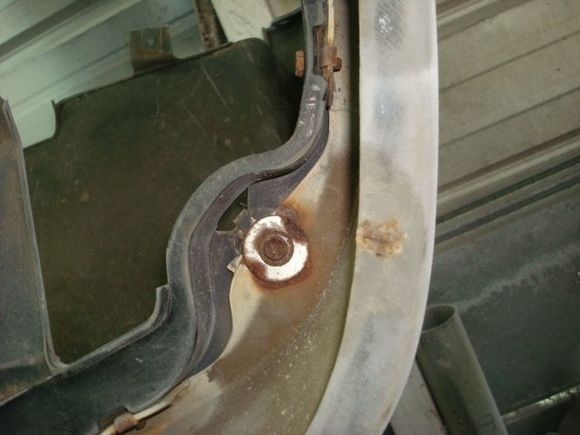 Grinding the smaller one.