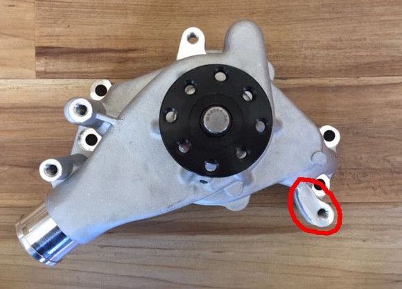 The part circle in red had to be removed