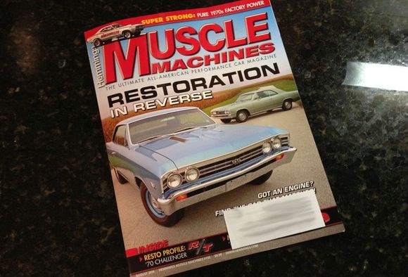 I made it into this Magazine. A major honor for me.
