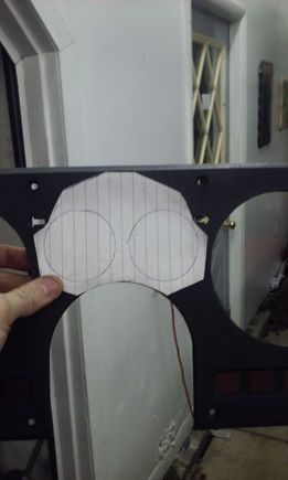 The plan from here is to cut this from very thin gaudge aluminium and glue it in place, then try to mimic the texture with some type of textured black paint