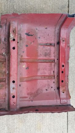 Pick-N-Pull Columbus OH - Driver side floor pan cutout w/ seat mounts - $15