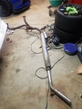 Old exhaust