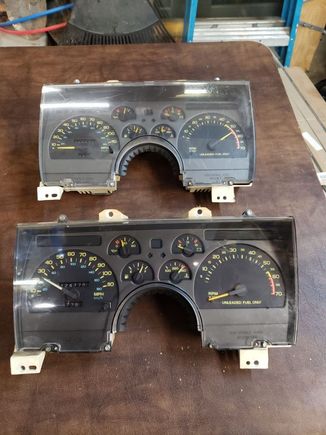92 instrument clusters