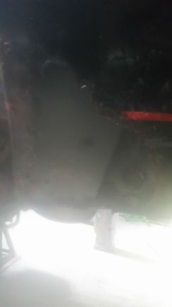 Got the ground effects off...found some cancer behind the rear wheel on the drivers side.