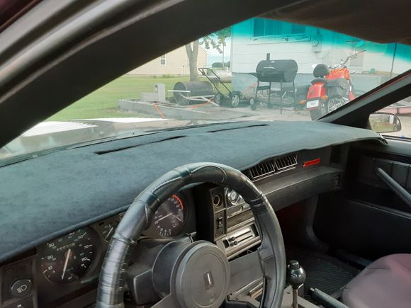 The dash is indeed cracked, so I bought this cover to hide it until I can find a new top piece or fabricate one, whichever comes first.