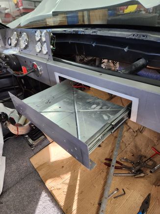 Slide-out electrical drawer