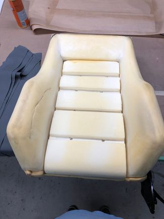 4 panel channels in the corbeau factory seat cover