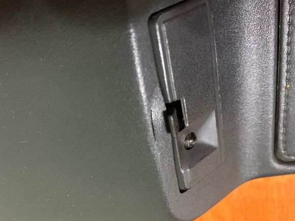 Crack protrudes when light snapped into place