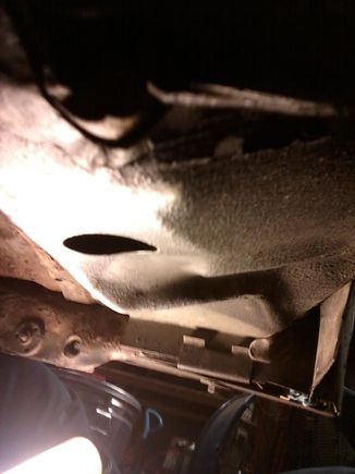 Frame dent where SFC would weld on