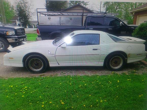 i also have the spoiler from this car(and the engine,trans,rims,interior etc) that is mint,i may put it on eventually.it isn't the stock wrap around ,its super light and weighs 2-3 pounds