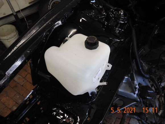 Mocked up the new overflow tank for a warm feeling