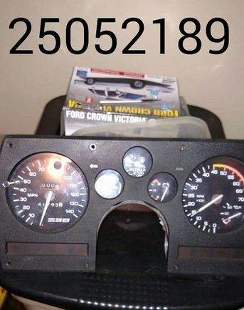 Optional 140 Z28 logo speedo.