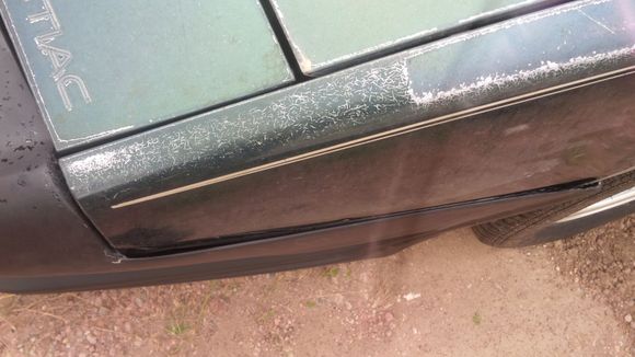 Top View, Left front fender