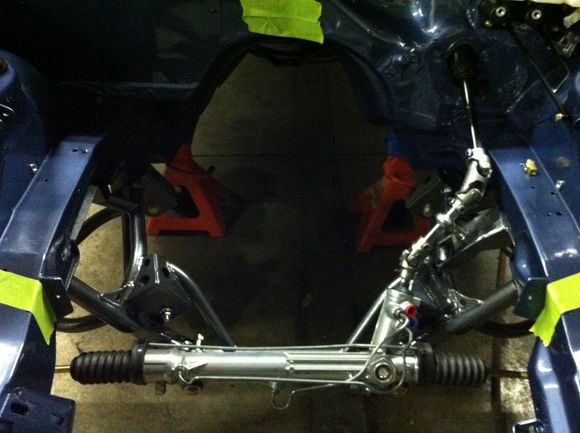 10. Getting ready to put the motor in, Need to run brake lines first though.
