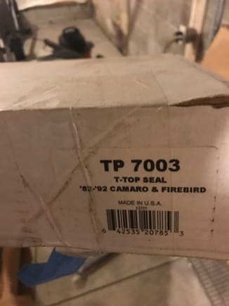 new t-top seal