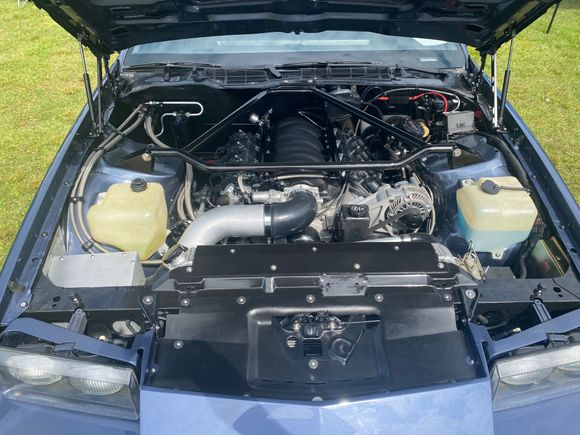 BUSS fuse and relay block on driver side strut tower 