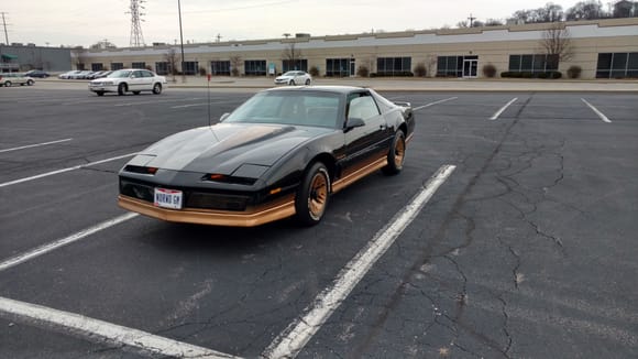 Another view of my original survivor 1984 Trans Am at the former location of the Norwood, Ohio plant