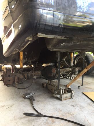 Installing new fuel tank, sending unit, and fuel pump. I replaced the filter too.