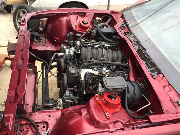 The LS! looks good in their well worth the trouble. Lots still to do before we fire it up but we are getting close!