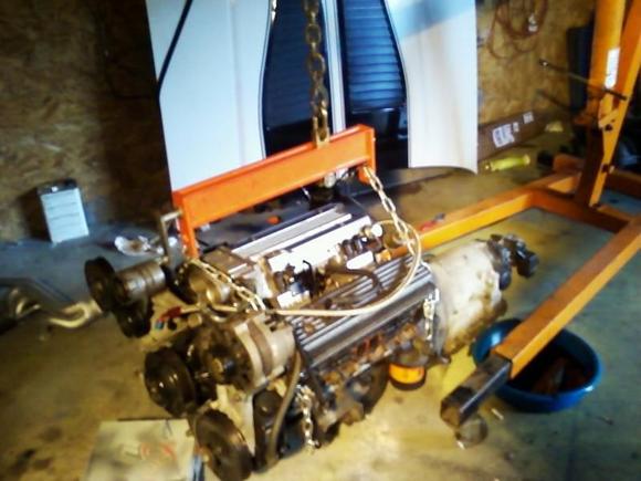 The stock 305 with larger cam and Tpis miniram II, plus various other goodies
