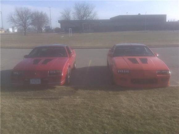 me and my friend seans camaros after school one day. basically these things are our life