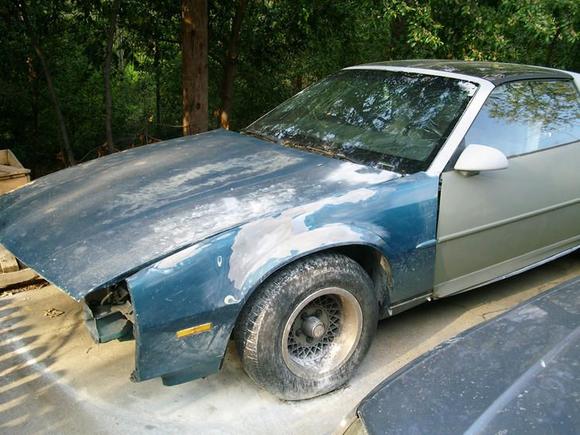 Fenders of donor car
