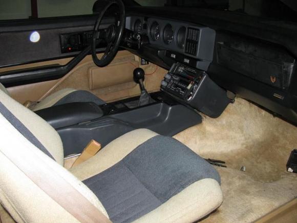 Interior is looking fairly good. I still might get new carpet for it this winter.