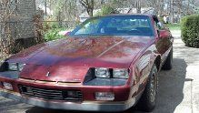 first pic of my 86 Camaro Berlinetta
