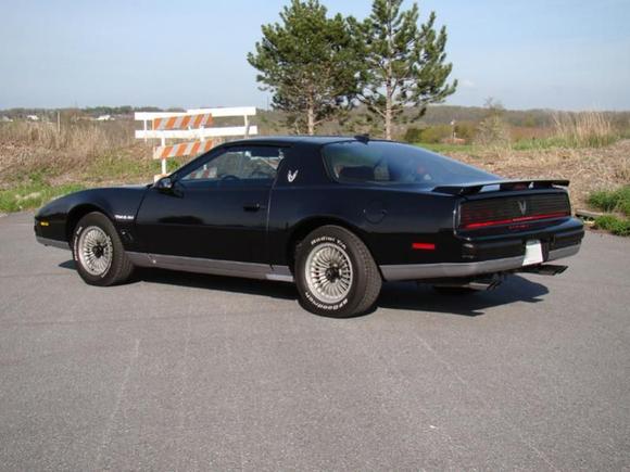 Driver side/rear view
