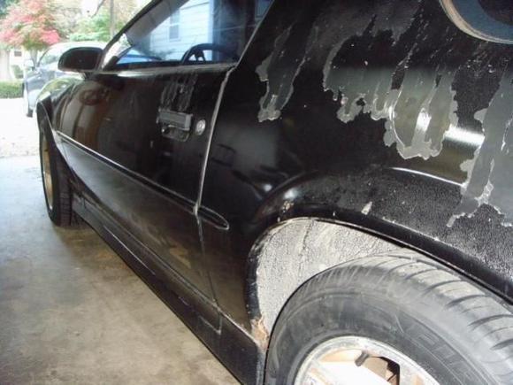 No dents or dings in the body.