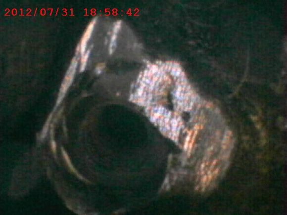 re-locate and welded bolt hole 1