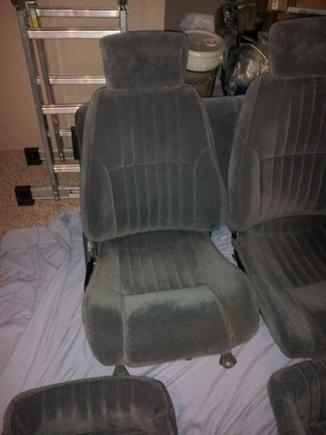 Seats I got from a 1997 firebird parts car.