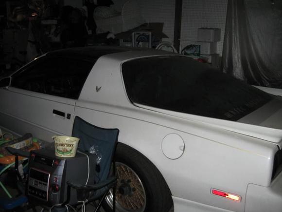the beauty in the garage waiting patiently for me to fix her