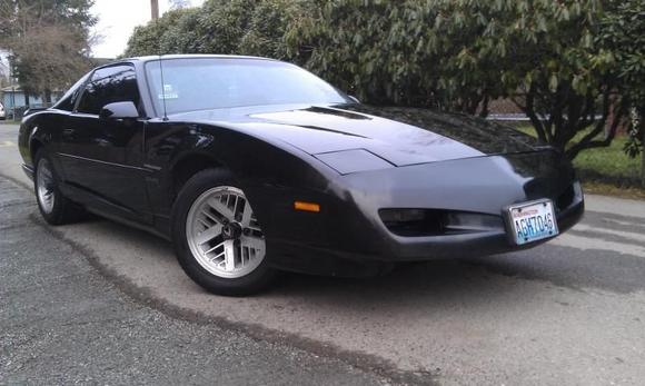 The car is mostly there. They replaced the hood with a plain hood off of an 89'