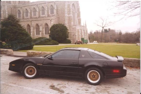 1985 Pontiac Trans Am Circa 1990. I painted the ground effects and added GTA wheels because at the time I liked the look.