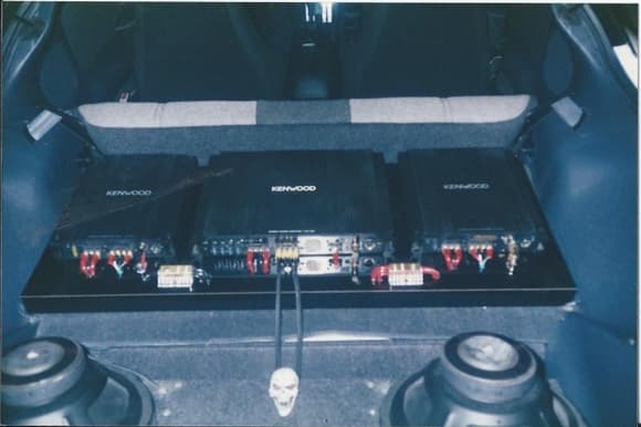 1993 Camaro Z28, pictures taken in 1994. For the time this system was incredible. 3 Kenwood amps, 4 kicker 12's Isobaric set up and mb quartz speakers up front. Let me tell ya, this system knocked like you would not believe.