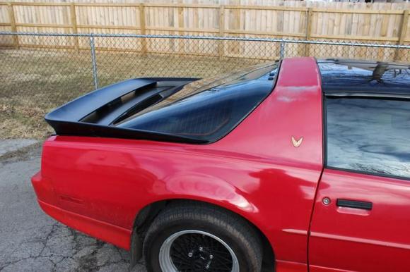 Got some pictures of the rear and side glass after a tint job.