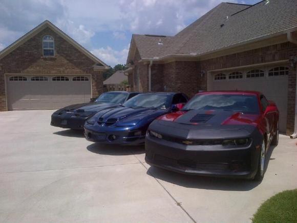 3 Generations of Racecars
