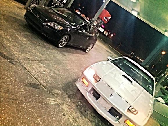 Next to my girl's TC, she tries to race me lmao