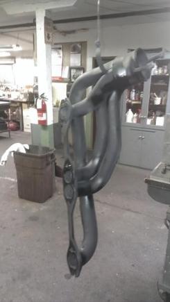 Picked up a set of used short tube headers.  Need to be cleaned and ceramic painted.  Will be baking them and installing them this winter (2014-2015).