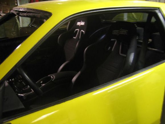 Interior, sport seats.