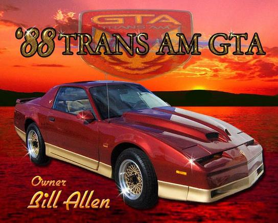 Bill Allen   1988 Trans Am GTA