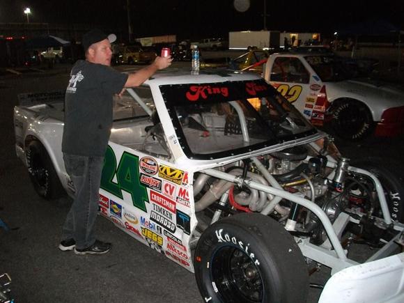 Derek Disarro #24 Supertruck. Oct24,2009
Toyota Speedway